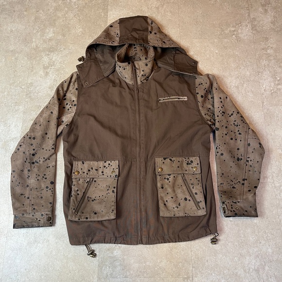 Loro Piana Haston Wool Twill Hooded Jacket Size Medium